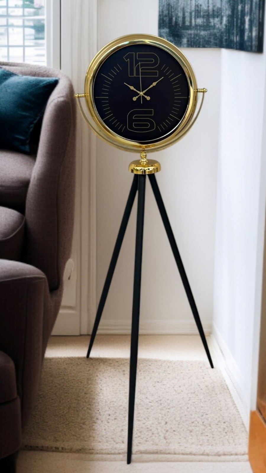Zentime Prime Gold Şık Tripod Ayaklı Saat