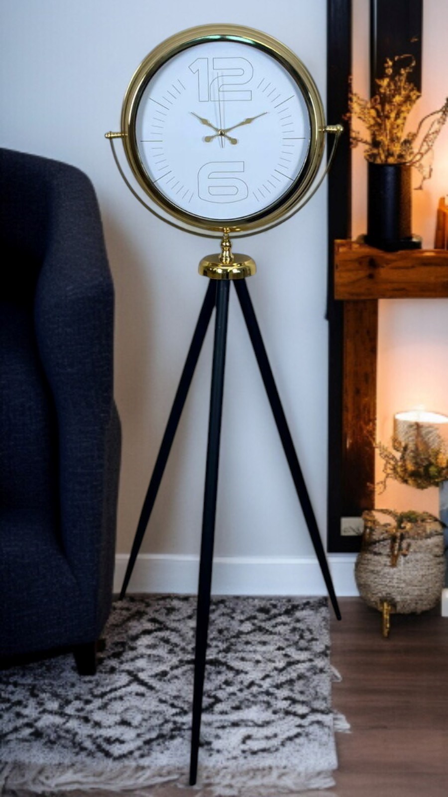 Gold Noble Radiance Tripod Ayaklı Saat