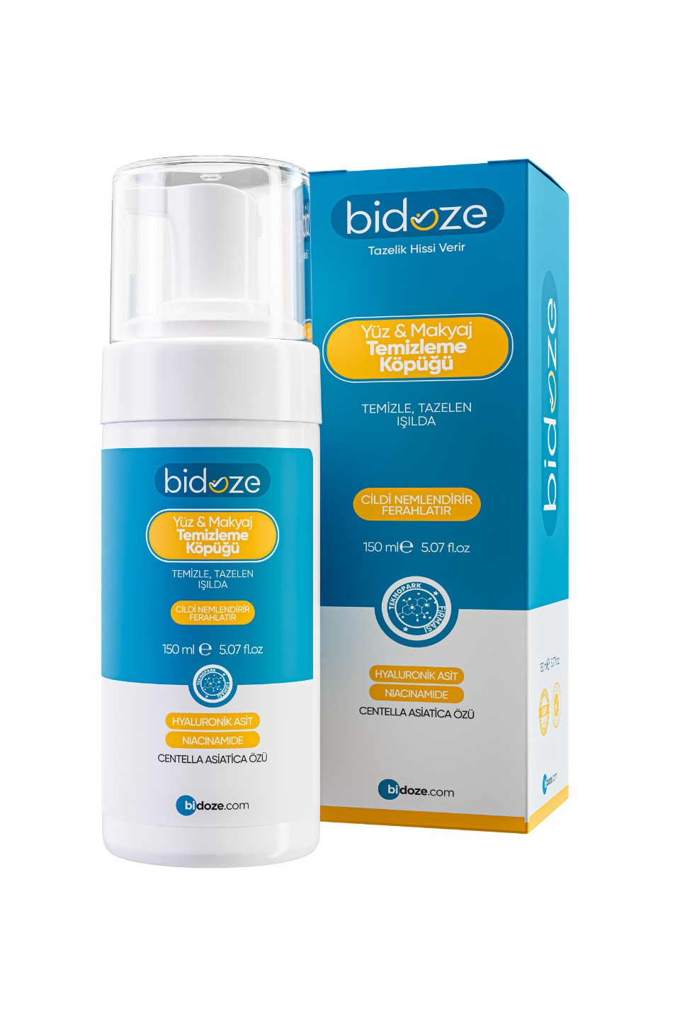 Yüz & Makyaj Temizleme Köpüğü 150 Ml,Niacinamide, Centella ve Hyaluronik Asitli Arındırıcı Bakım