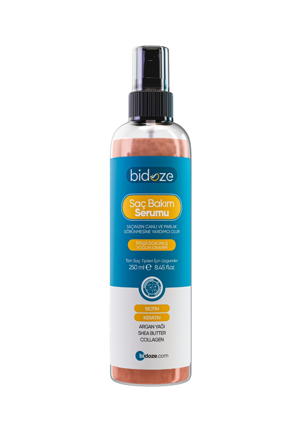 Besleyici Onarıcı Yoğun Saç Bakım Serumu 250 ML,Argan Keratin Biotin Kolajenli,Kabarma Önleyici