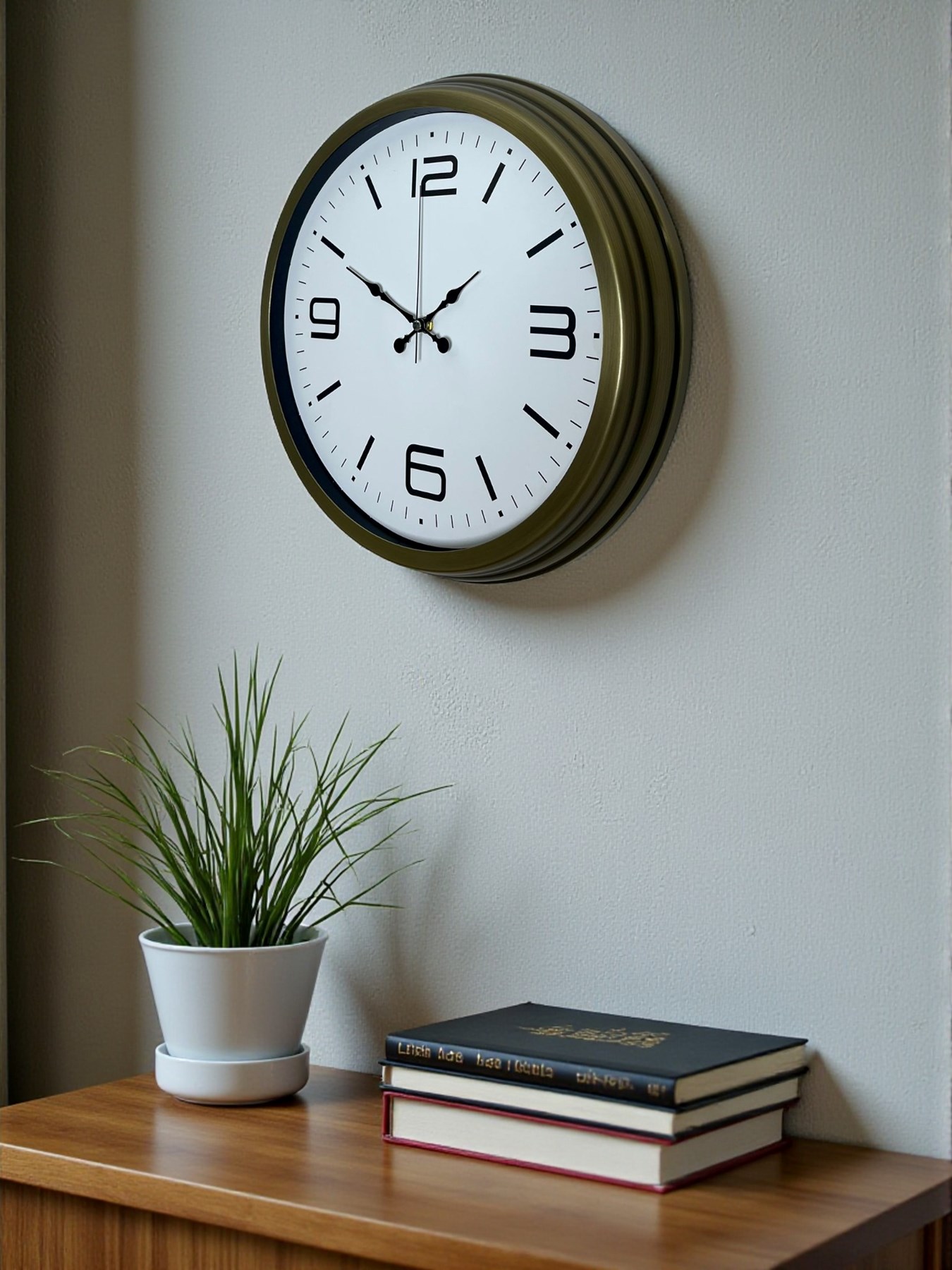Zentime 40 Cm Metal Eskitme Vintage Duvar Saati