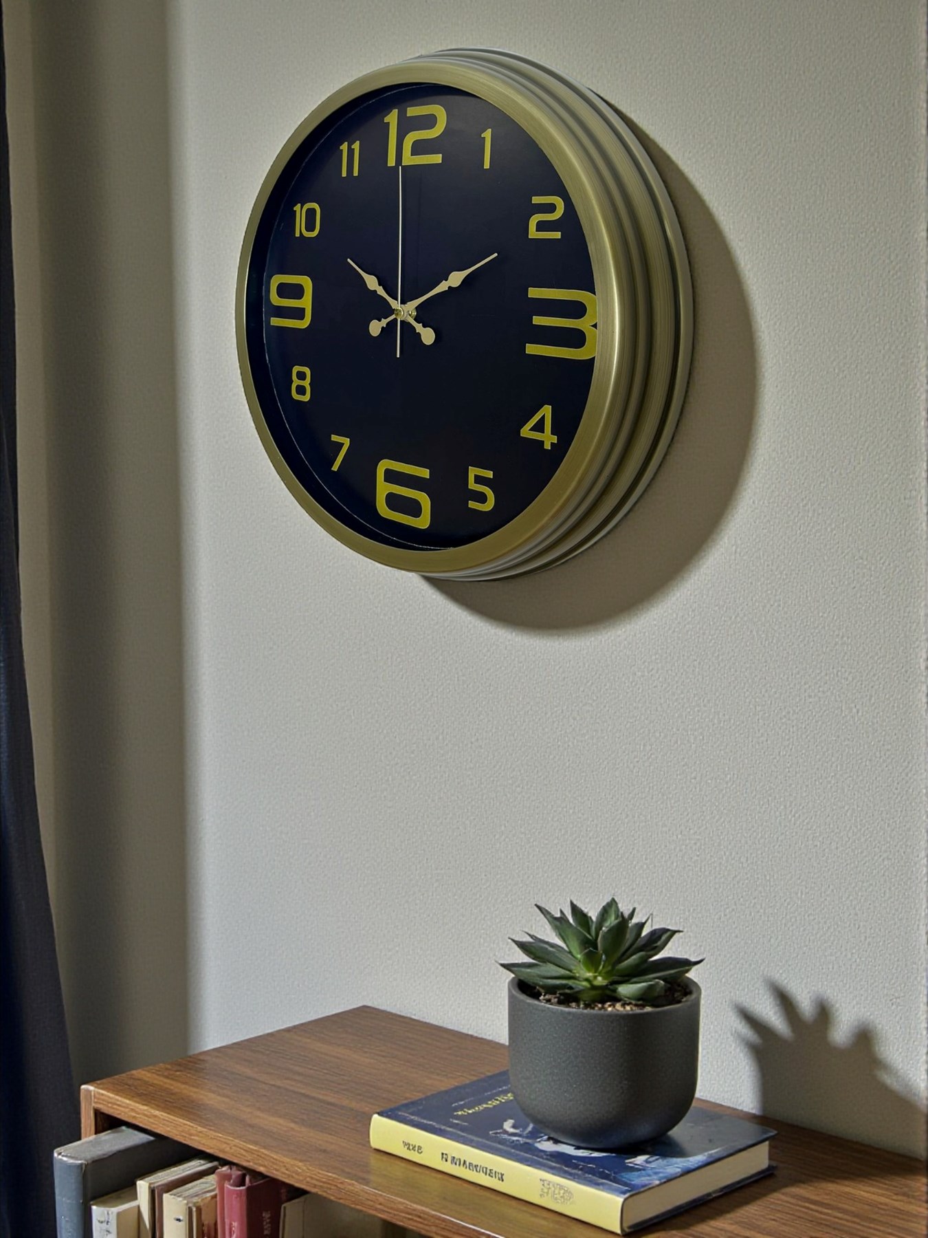 Zentime 40 Cm Metal Eskitme Vintage Duvar Saati