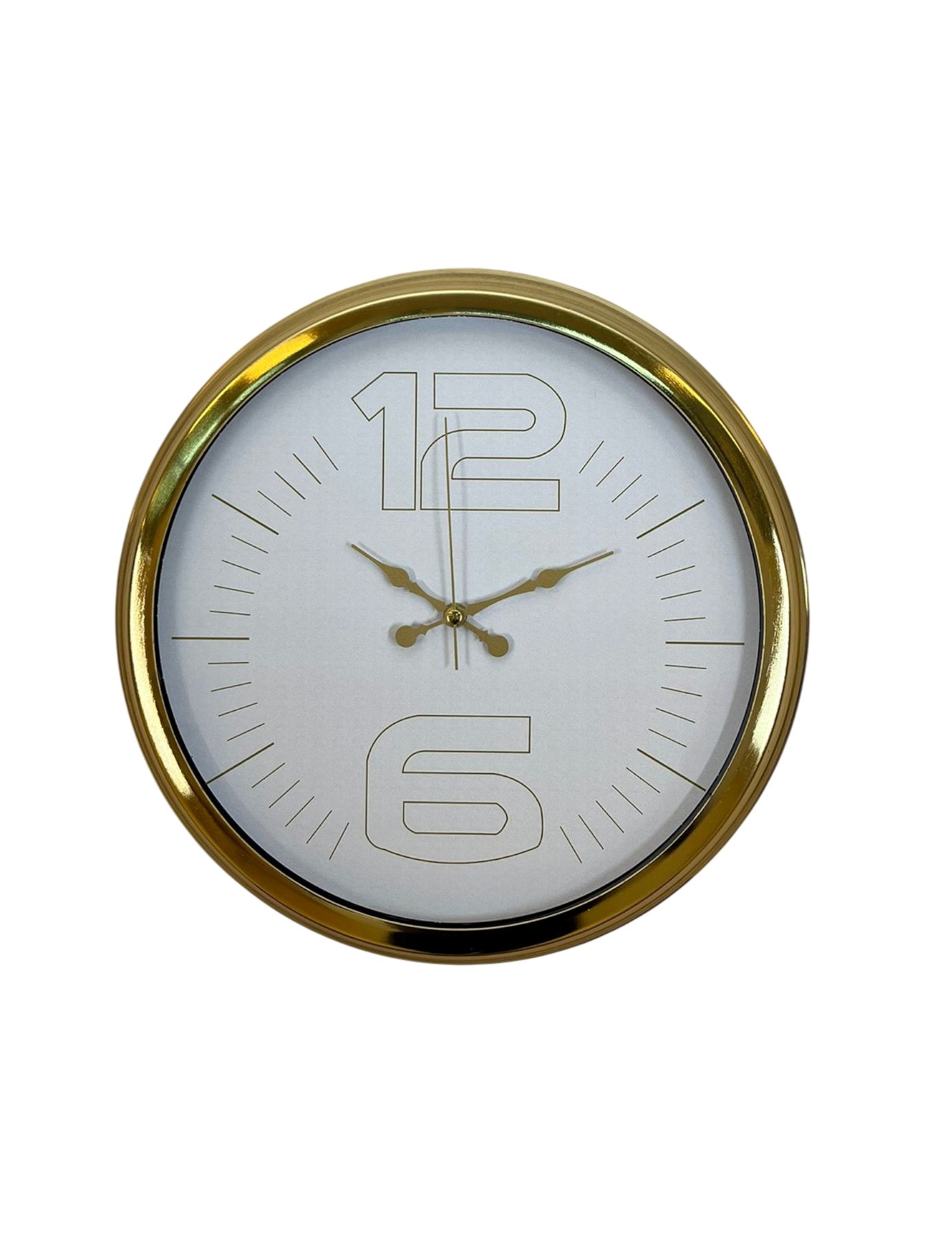 Zentime 40 Cm Gold Lüks Duvar Saati