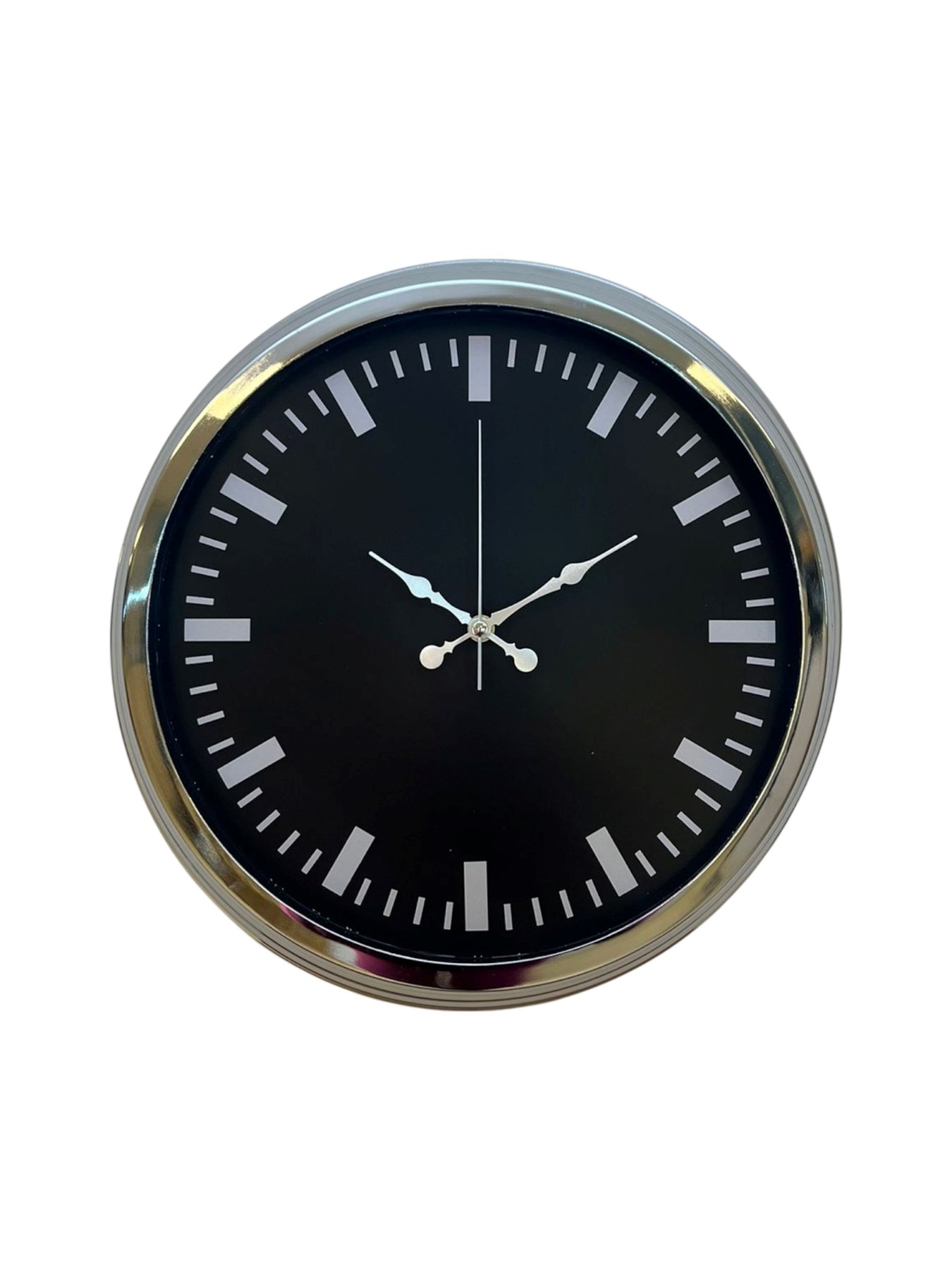 Zentime 40 Cm Krom Şık Duvar Saati