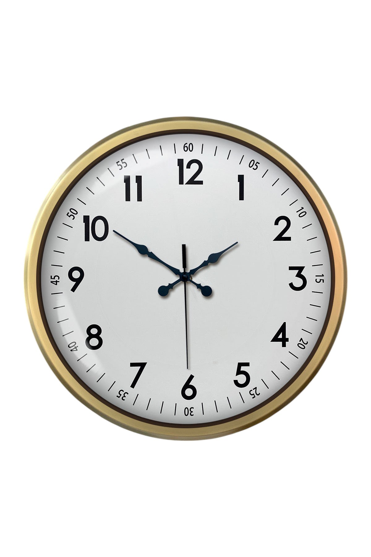 Zentime Eskitme Dekoratif Stil 52 Cm Metal Duvar Saati