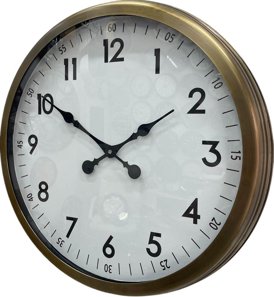 Zentime 60 Cm Eskitme Vintage Duvar Saati