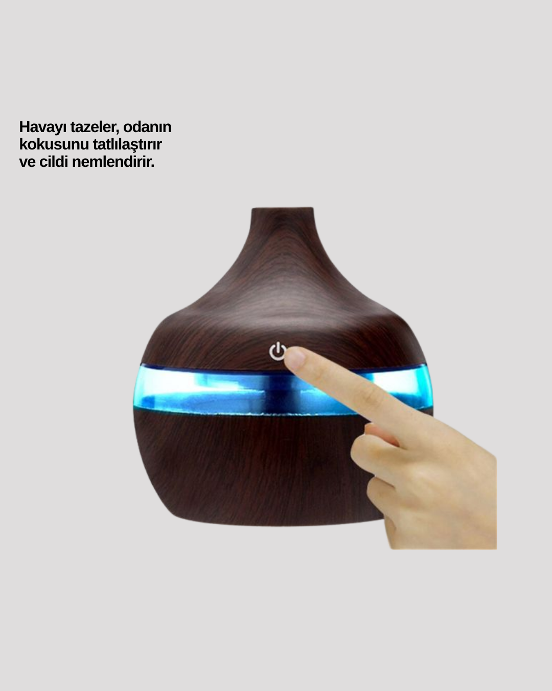 Prizden Çalışan Sessiz Ultrasonik Hava Nemlendirici Difüzör