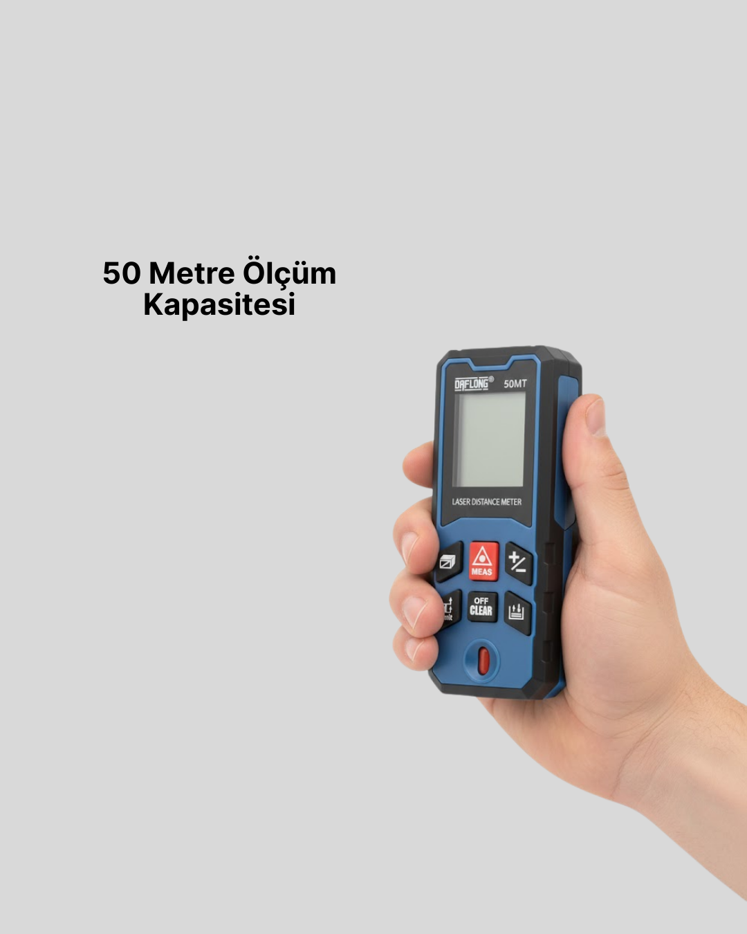 Dijital Lazer Mesafe Ölçüm Cihazı İnşaat ve Ev Kullanımı