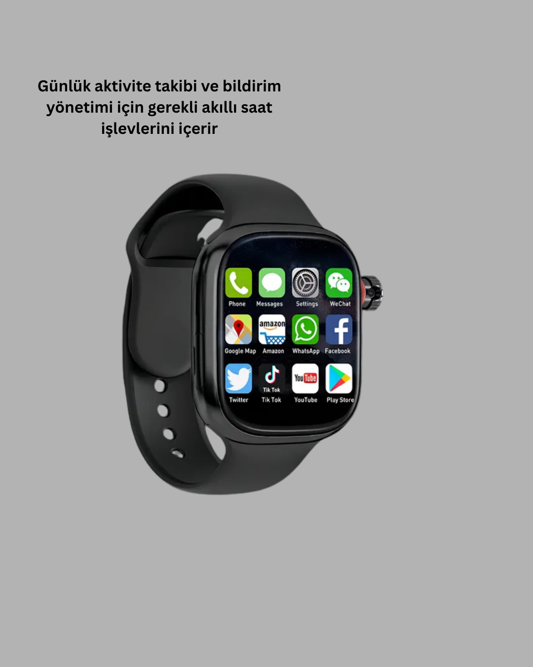 SIM Kartlı GPS Destekli Akıllı Saat Sesli Görüşmeli