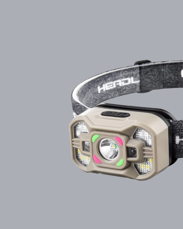 Şarjlı Wave Sensörlü LED Kafa Feneri Outdoor Kullanım