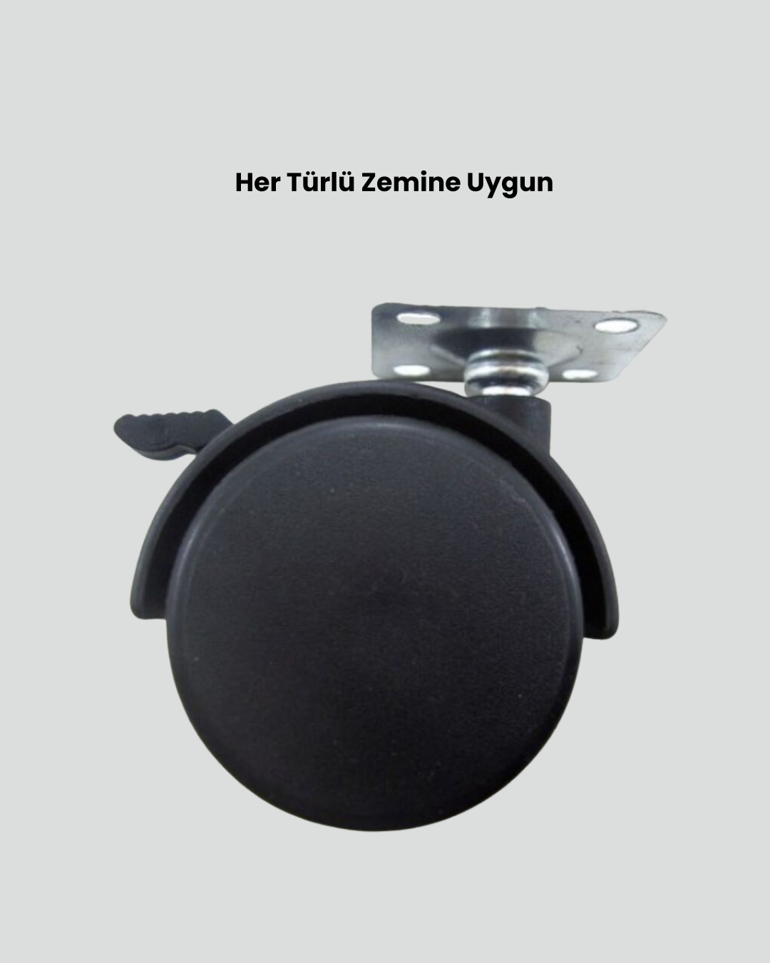Kilitli Mobilya Ayağı 6 cm 4’lü Set Zemin Korumalı