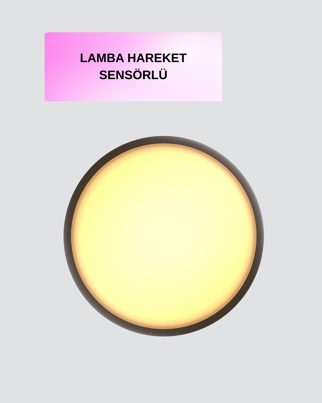 LED Hareket Sensörlü Gece Lambası Kablosuz Duvar Tipi