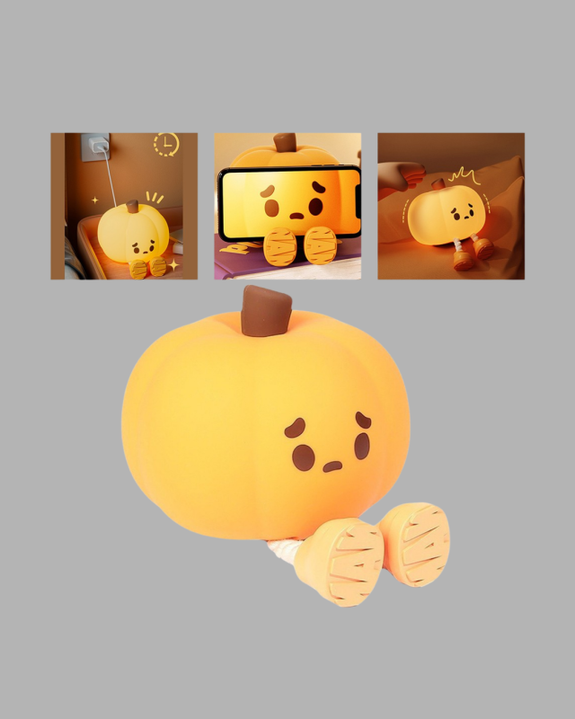 Şarjlı Pumpkin LED Masa Lambası Zamanlayıcılı Dokunmatik
