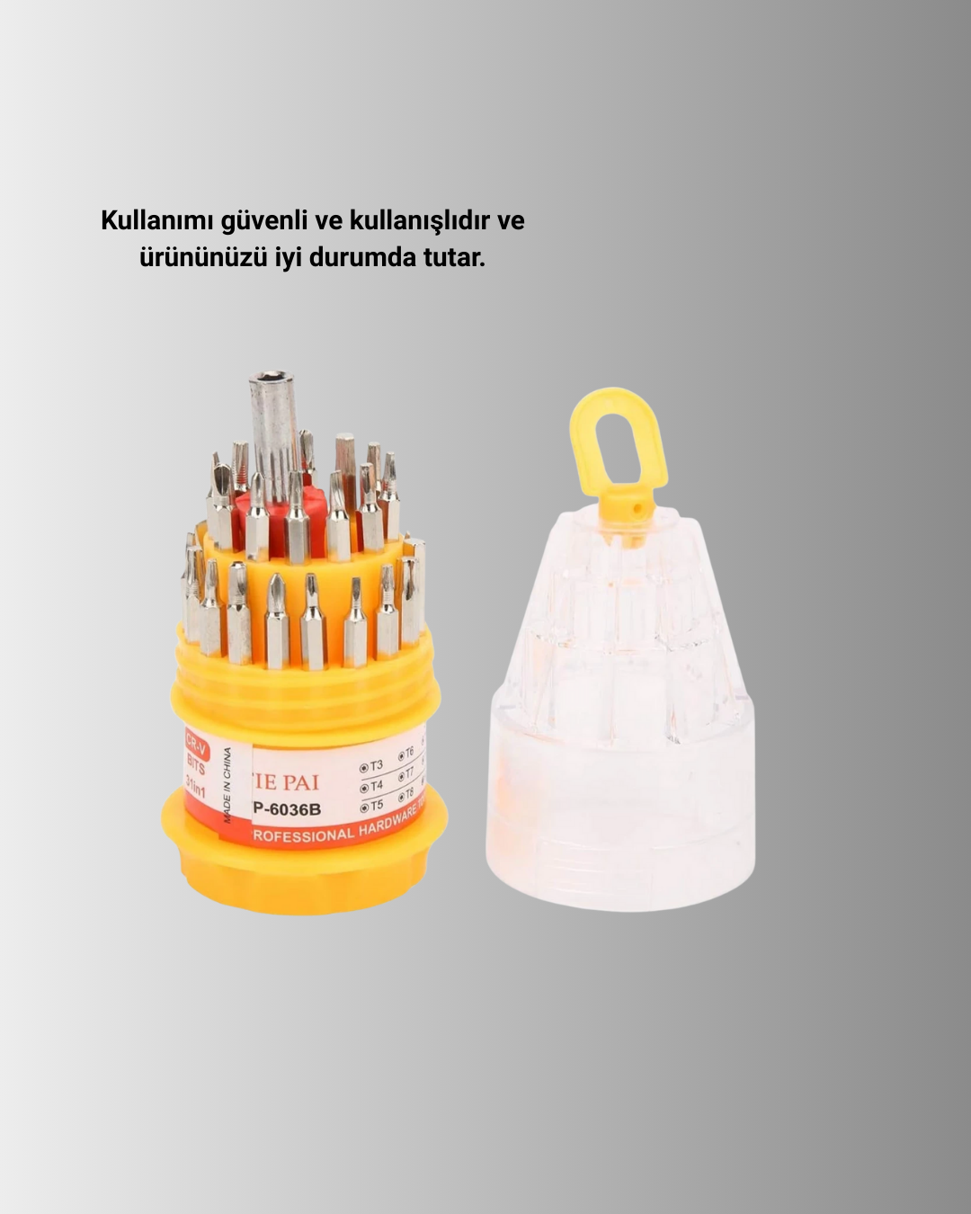 Çok Fonksiyonlu Tornavida Seti Telefon ve Bilgisayar Uyumlu