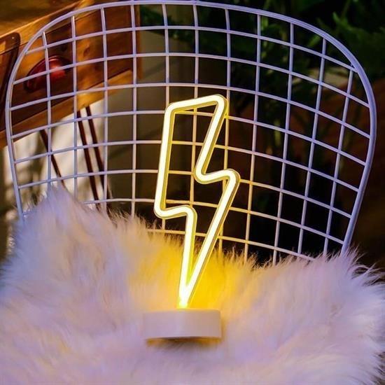 Dekoratif-Şimşek-Şeklinde-Pilli-Neon-Led-Lamba-Süs-Masa-Lambası