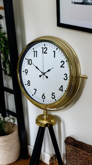 Zentime-Gold-Klasik-Tripod-Ayaklı-Saat
