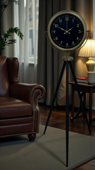 Retro-Luxury-Tripod-Ayaklı-Saat