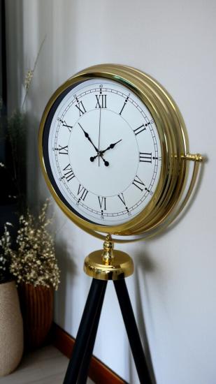 Regal-Gold-Tripod-Ayaklı-Saat