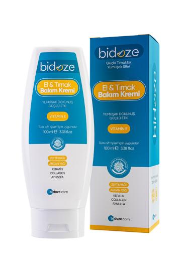 Bidoze-El-Ve-Tırnak-Bakım-Kremi-100-Ml-|-Keratin-Ve-Vitamin-E-Destekli-Yoğun-Onarım
