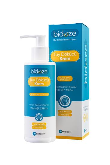 Bidoze-Tüy-Dökücü-Krem-100-Ml-|-Aloe-Vera-ve-Hindistan-Cevizi-Yağlı-Pürüzsüzlük