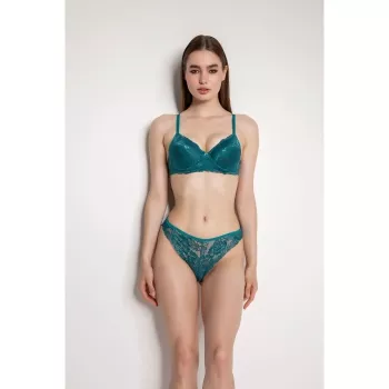 Yeşil-Destekli-Slip-Külotlu-Dantelli-Sütyen-Takımı-4007