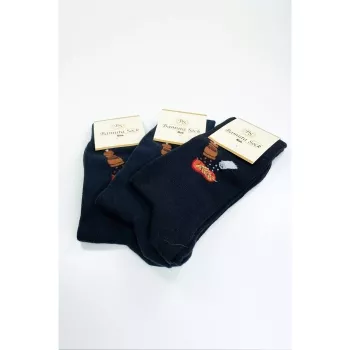 3-Çift-Kadın-Erkek-Unisex-Kalın-Uzun-Çorap
