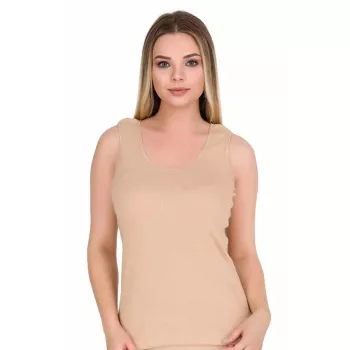Geniş-Askılı-Elestan-Likralı-Kadın-Atlet-Ten-2127B