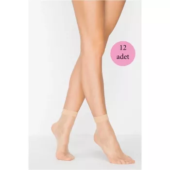 12-Adet-Fit-15-Soket-Ince-Parlak-Kısa-Çorap-Açık-Ten