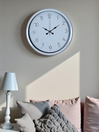 Sade-Tasarım-Beyaz-40-Cm-Metal-Standart-Duvar-Saati