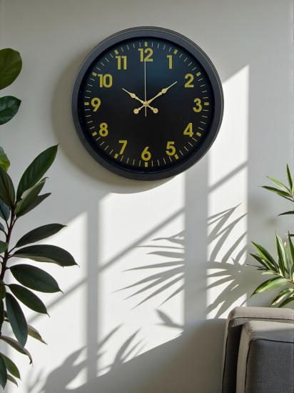 Siyah-Standart-40-Cm-Metal-Dekoratif-Duvar-Saati