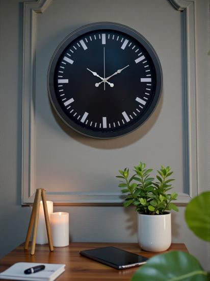 Black-Baseline-40-Cm-Metal-Duvar-Saati