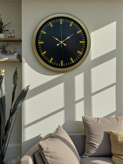Zentime-Vintage-40-Cm-Metal-Modern-Duvar-Saati