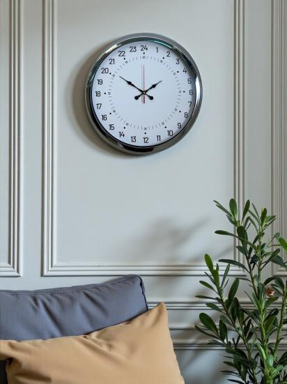 Zentime-Krom-40-Cm-Metal-24-Saat-Göstergeli-Özel-Tasarım-Duvar-Saati
