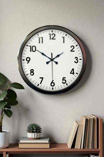 Zentime-52-Cm-Siyah-Modern-Duvar-Saati