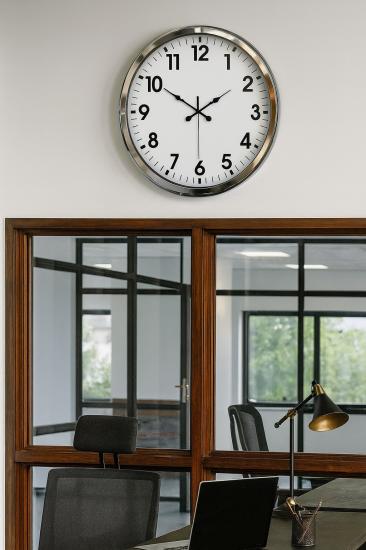 Zentime-Krom-Şıklık-52-Cm-Metal-Modern-Duvar-Saati