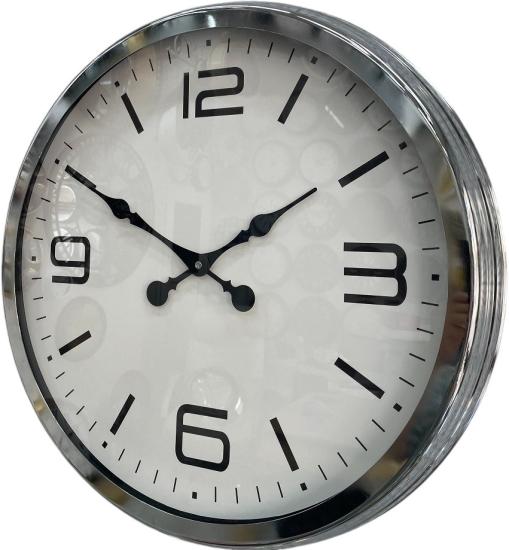 Zentime-Krom-Modern-60-Cm-Metal-Duvar-Saati