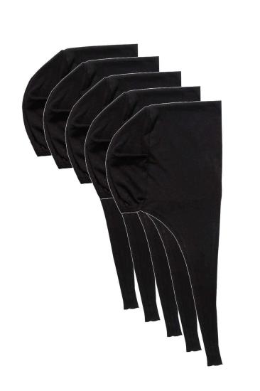 5-Adet-Tesettür-Bone-Bağcıklı-Likralı-Siyah