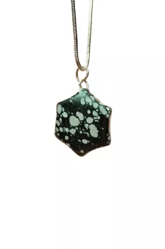 Obsidyen-Doğal-Taşı-Zincirli-El-Yapımı-Kolye-Uç:-2-cm-Zincir:-20-cm-Kutulu