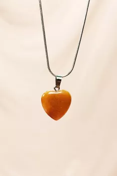 Aragonit-Doğal-Taşı-Zincirli-El-Yapımı-Kolye-Uç:-2-cm-Zincir:-20-cm-Kutulu
