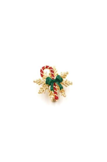 Yılbaşı-Noel-Şekeri-Broş---Altın