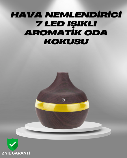 Aromaterapi-Uyumlu-300-ml-LED-Işıklı-Oda-Kokusu-Difüzörü