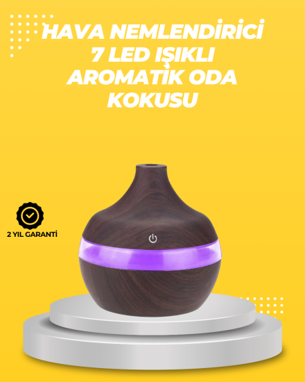 7-Renk-LED-Işıklı-Ultrasonik-Aroma-Difüzör-300-ml