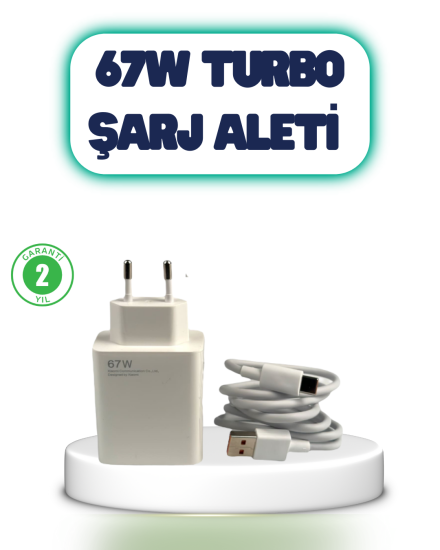 67-Watt-Hızlı-Şarj-Aleti-Poco-F2-F3-F4-Uyumlu