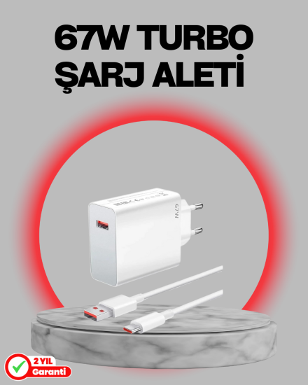 67-Watt-Turbo-Destekli-Şarj-Cihazı-Honor-50-70-90-Uyumlu