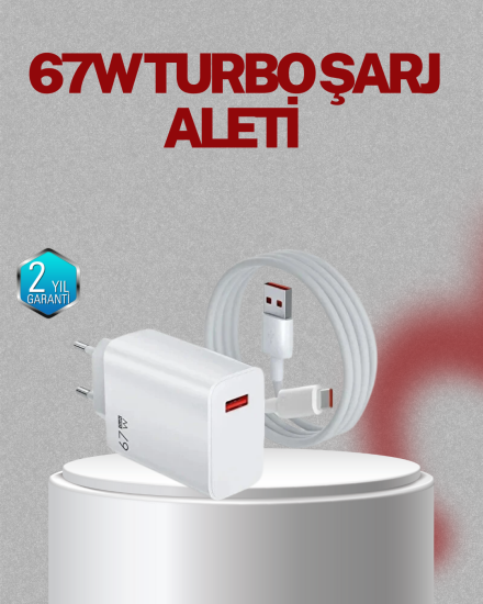 67-Watt-Type-C-Şarj-Adaptörü-Asus-Zenfone-7-8-9-Uyumlu