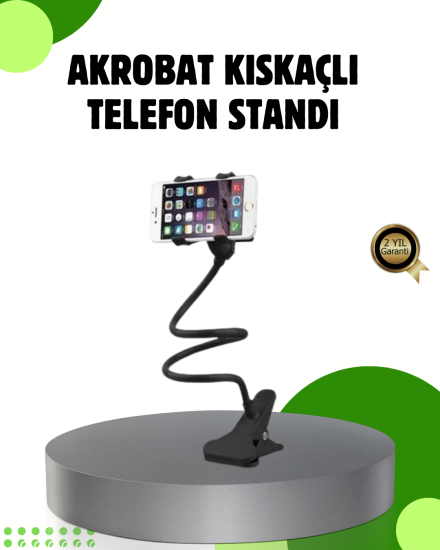 Akrobat-Masaüstü-Mandallı-Telefon-Tutucu-360-Derece-Dönebilen