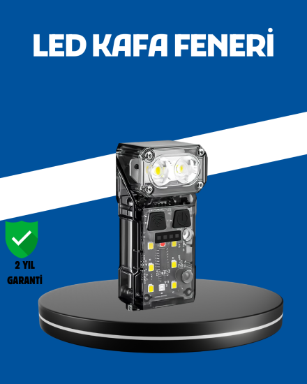 Şarjlı-LED-Kafa-Lambası-Manyetik-Klipsli-El-Sensörlü-Çok-Fonksiyonlu