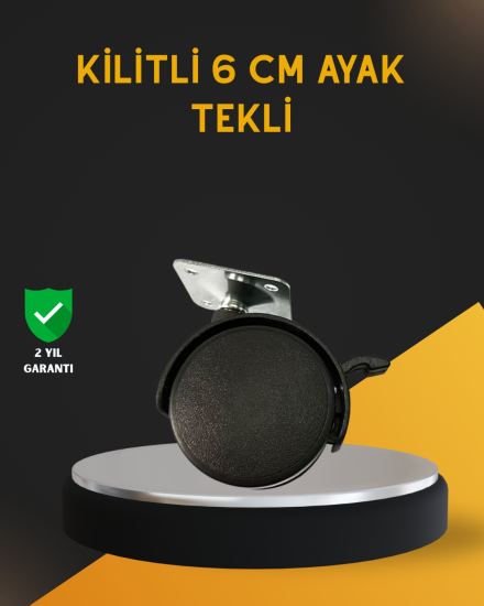 Mobilya-İçin-Kilitli-6-cm-Ayak-Tekli-Satış