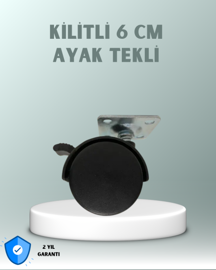 Zemin-Korumalı-6-cm-Kilitli-Döner-Ayak