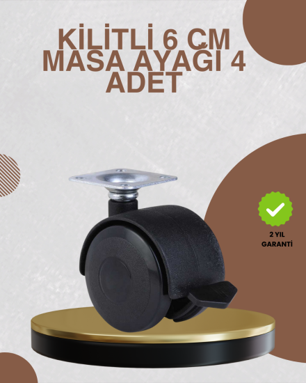 Kilitli-Mobilya-Ayağı-6-cm-4’lü-Set-Zemin-Korumalı